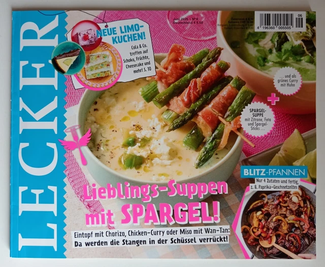 ZEITSCHRIFT &LECKER& JUNI 2025 - Aktuelle Ausgabe! Burger/Airfryer ... ZEITSCHRIFT &LECKER& JUNI 2025 - Aktuelle Ausgabe! Burger/Airfryer ...