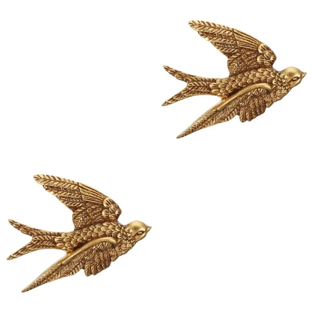 Metall Vogel Wand Skulptur Tauben Vögel Decor Swallow Wand Dekoration