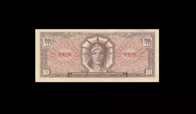 1965 MPC UNITED STATES $10 **SERIES 641** (( aUNC ))