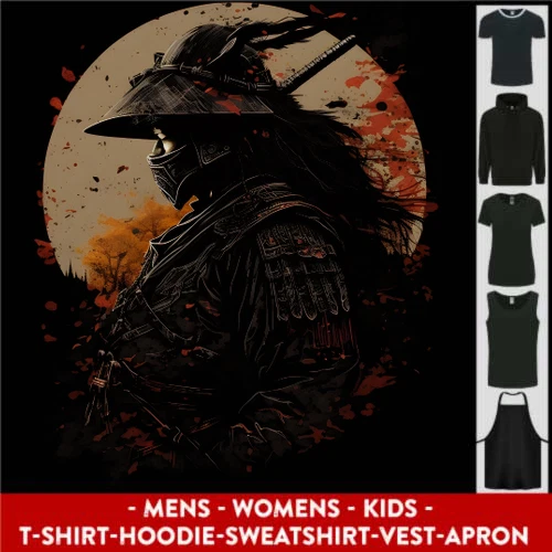 Samurai Storm Japanese Fantasy Warrior Uomo Donna Bambini Unisex