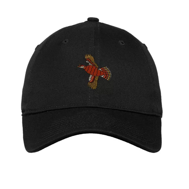 Soft Women Baseball Cap Grouse Embroidery Dad Hats for Men Buckle Closure