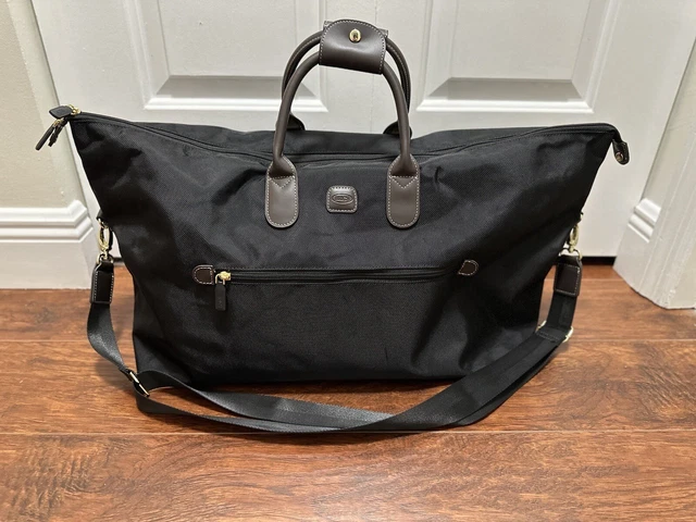 Bric's 22" My Life Large BLACK  Carry-On Holdall Duffle Bag Luggage Weekender