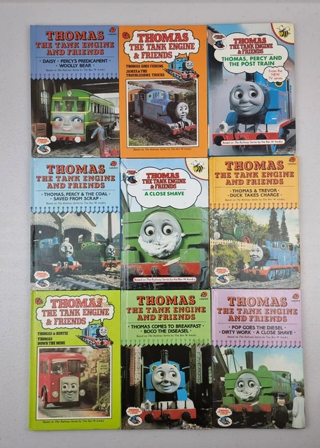 THOMAS THE TANK Engine and Friends Vintage Train Kids Books x 9 Bulk ...