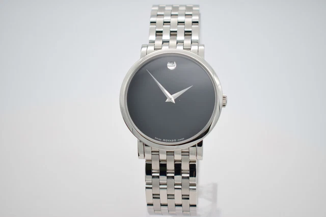 Movado Museum Orologio Acciaio Inox Automatico Orologio Uomo / Ref. 84 F4 1890