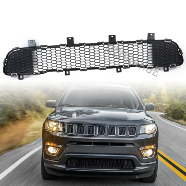 For 2017-2022 Jeep Compass Front Lower Grille Without Adaptive Cruise 5UP87RXFAA