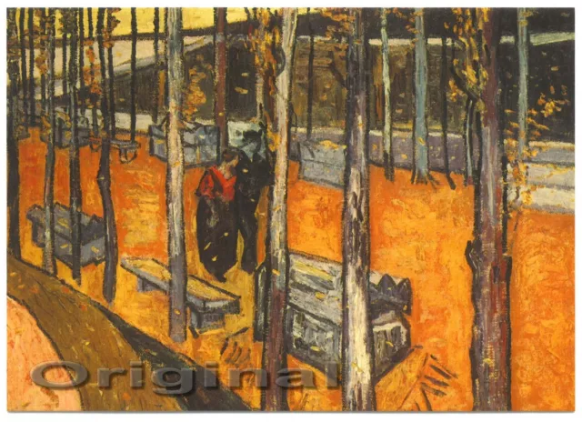 AK Vincent Van Gogh - Die Alyscamps, Allee in Arles 1888 (Ansichtskarte ArtCard)