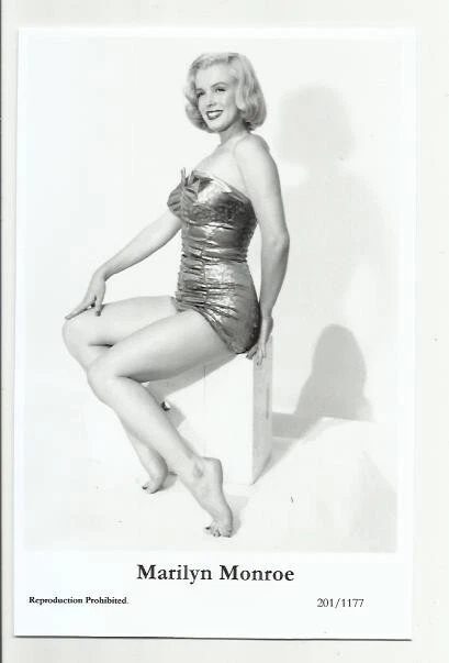 (Bx34) Marilyn Monroe Swiftsure Photo Postcard (201/1177) Filmstar Pin Up Glamor