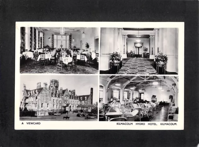 A1147 UK Kilmacolm Hydro Hotel View Card RP vintage postcard