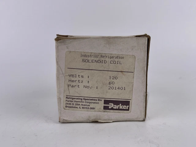 New Parker 201401 Solenoid Coil 120 V