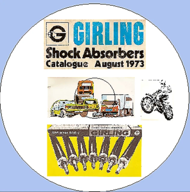 Girling Shock Absorbers Catalogue – Cars & Motorcycles 1950-1973 (Original Literature)
