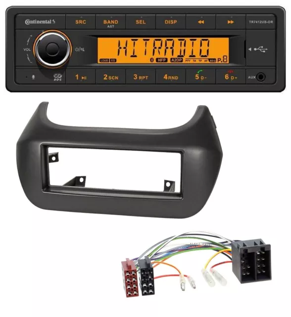 Continental MP3 Bluetooth AUX USB Autoradio für Fiat Fiorino Qubo Citroen Nemo P