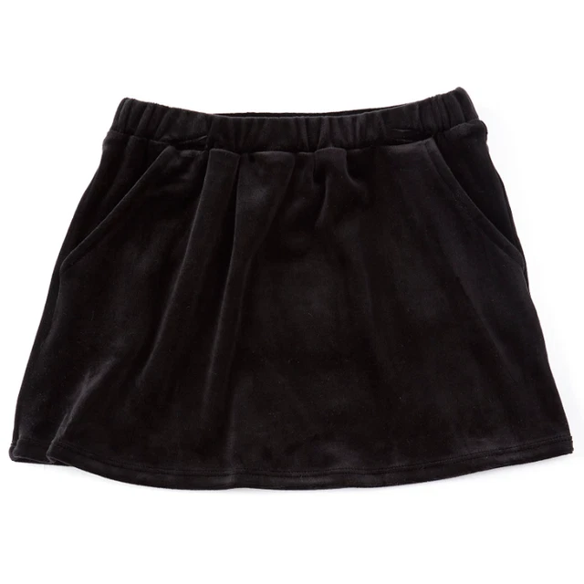 Copper Key Girls Black Velour Skirt NWT Size XL