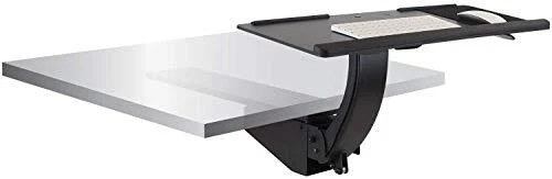 Mount-It Sit Stand Keyboard Tray Height Adjustable Under Desk Keyboard and Dr...