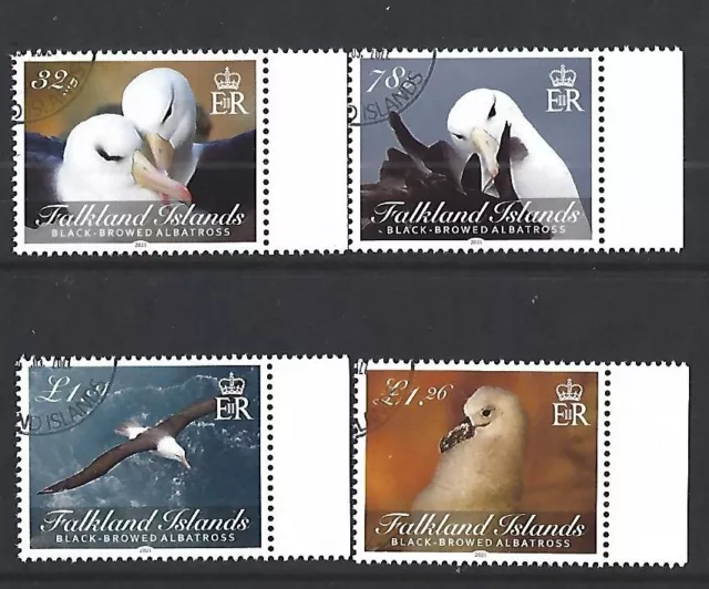 Falkland Islands 2021 Schwarz Browed Albatross Set 4 Gut Verwendet