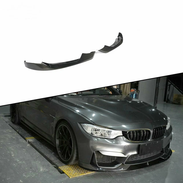 REAL CARBON FIBER Front Bumper Splitter Spoiler Lip For BMW F80 M3 F82