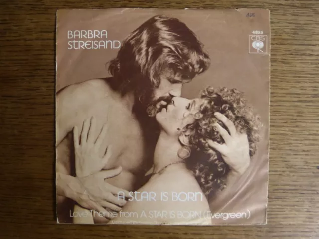 Barbara Streisand A star is born Vinyl Single CBS 4855 (1976)