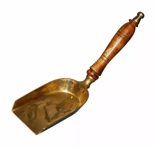 Brass Coal Shovel Coal Scoop Fireside Tool Ash Tidy Pan 3 Sizes Companion Shovel