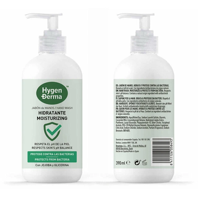 Hygen-x Hygenderma Handseife inkl. Dosierspender (390 ml)