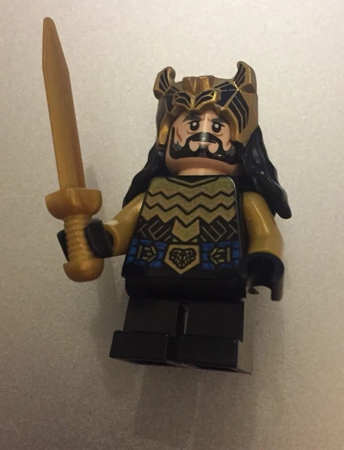 LEGO THE HOBBIT Thorin Oakenshield King minifigure With Sword New