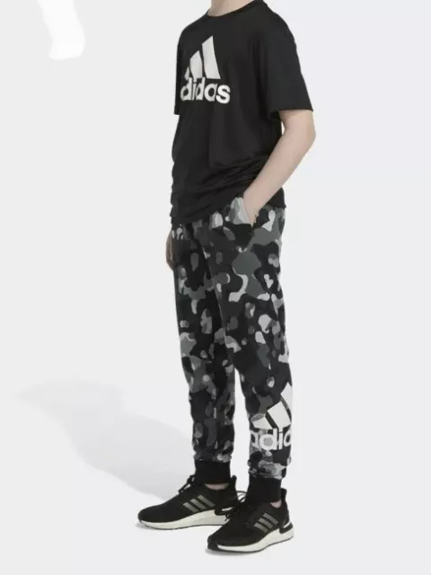 Adidas Youth Core Camo Fleece Joggers Sz L(14/16)