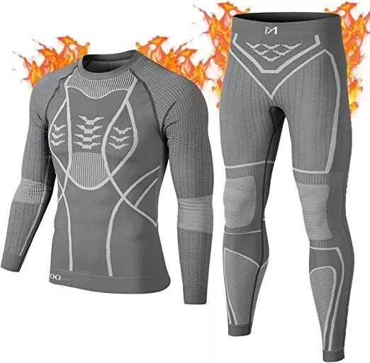 Herren Thermounterwäsche set Funktionsunterwäsche Hemd Unterhose Long Johns XL