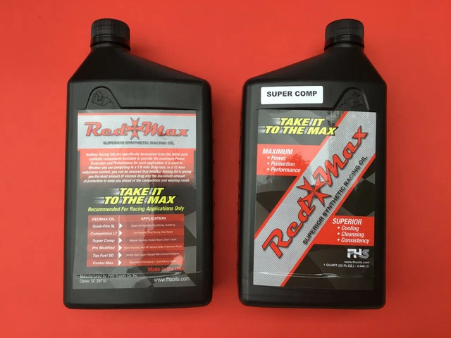 RedMax Super Comp 20 WT 300 Viscosity Kart Racing Oil 12-Quarts