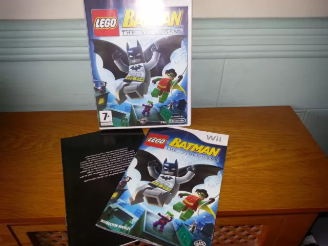 LEGO Batman: The Videogame (Nintendo Wii, 2008) gioco UK Pal Nintendo