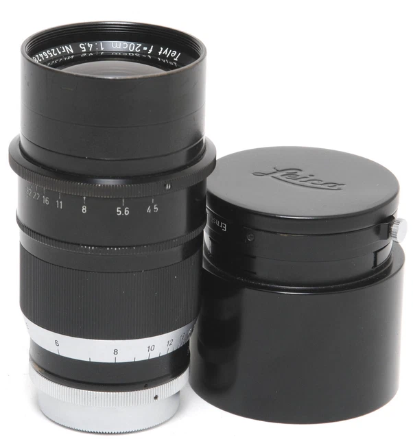 Leica para Visoflex Telyt 4,5/20 cm con capucha tornillo Leica NO PROBADO