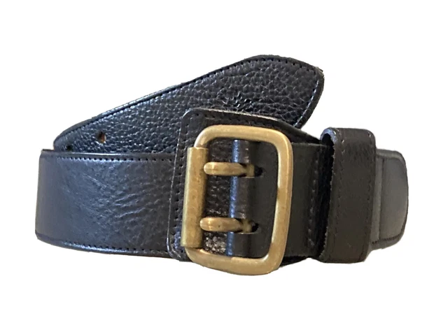 Authentic Mulberry Leather Belt 75/30 AB Black English Made As Seen On Kate Moss
