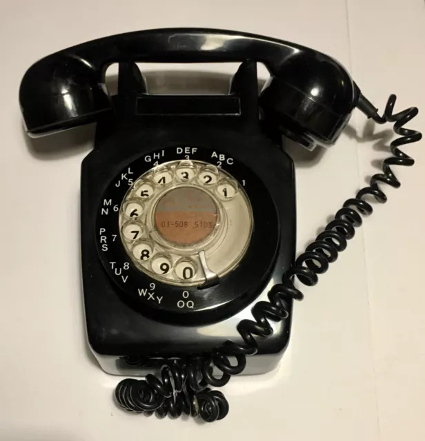 Vintage Wall Mounted GPO 711L Phone Telephone Rotary Dial Corded Model