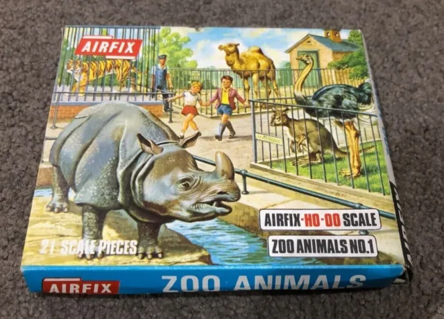 Airfix kit S24-50 Zoo Animals NO.1  HO-OO Scale  21 pieces