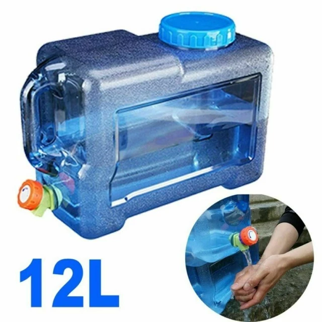 Camping Wasserkanister Wasserbehälter Tragbarer Trinkwasserkanister 12L Mit Hahn