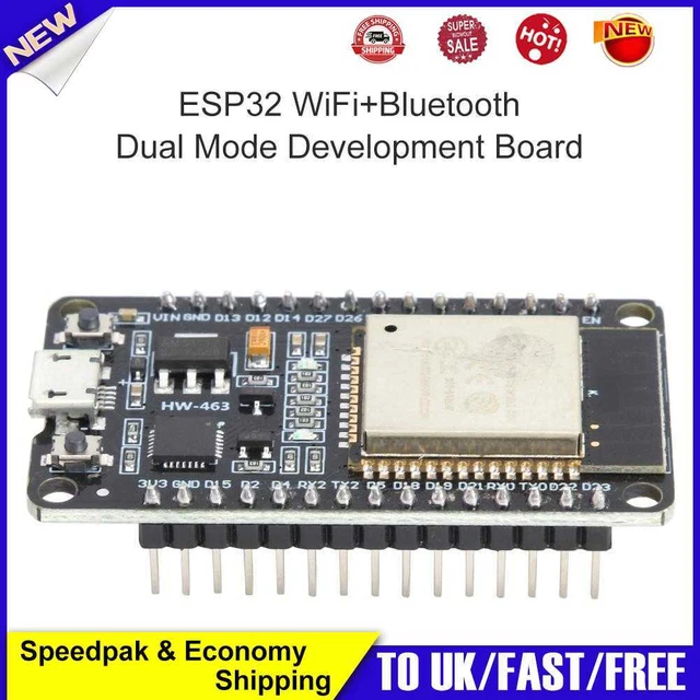 ESP-32S ESP-WROOM-32 ESP32 WiFi Bluetooth Development Board PCB Module ...