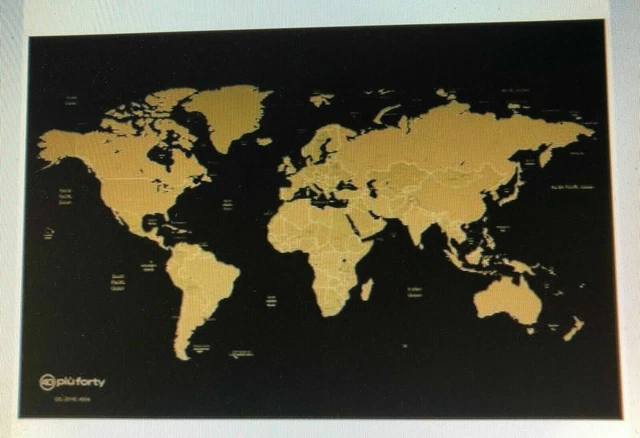 NAVARIS MAPPA MONDO da Grattare - Carta Planisfero Grande da Parete