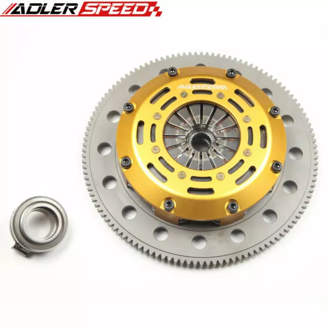 Adlerspeed Twin Disc Clutch Kit Fits Acura Integra B18 B20 B16 Medium Wt