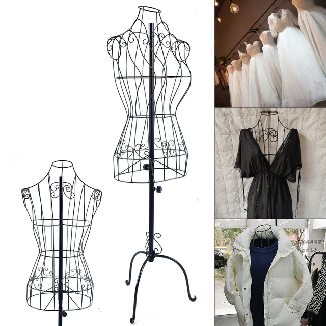 WIRE MANNEQUINS FEMALE Upper Body Torso Mannequin Dummy Clothing Dress