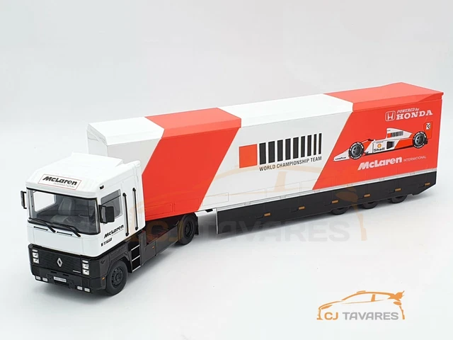CAMION RENAULT MAGNUM + Semi 2 Ess F1 Team Larrousse Tourtel Nr 2 1/43 Eligor EUR 92,99 - FR