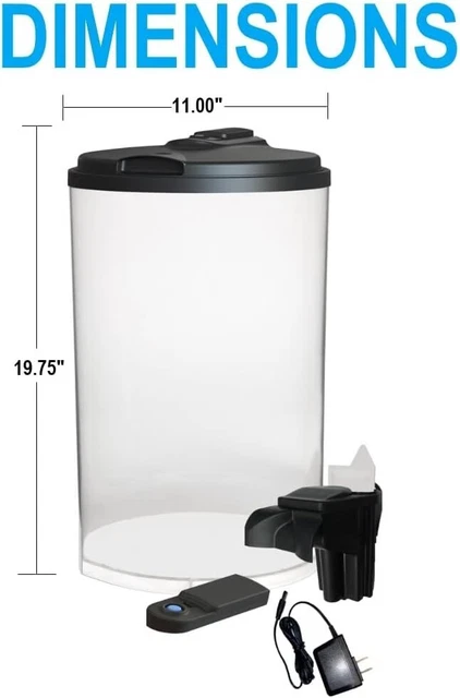 Koller Products Plastic 6-Gallon AquaView 360 Aquarium Kit for Tropical Fish, B 2