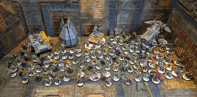 Space Wolves Army Warhammer 40k Painted Games Workshop Marines Worth £990 Space Wolves Army Warhammer 40k Painted Games Workshop Marines Worth £990