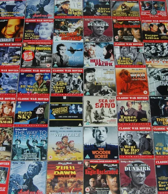 LOTS OF SUPER WAR DVD'S 1.85 - BUY 2 Receive RETURN FROM THE RIVER KWA for free.
