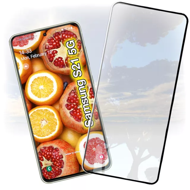 2x Für Samsung S21 5G Panzerfolie Displayschutz 9H Glas Schutzglas Schutz Folie