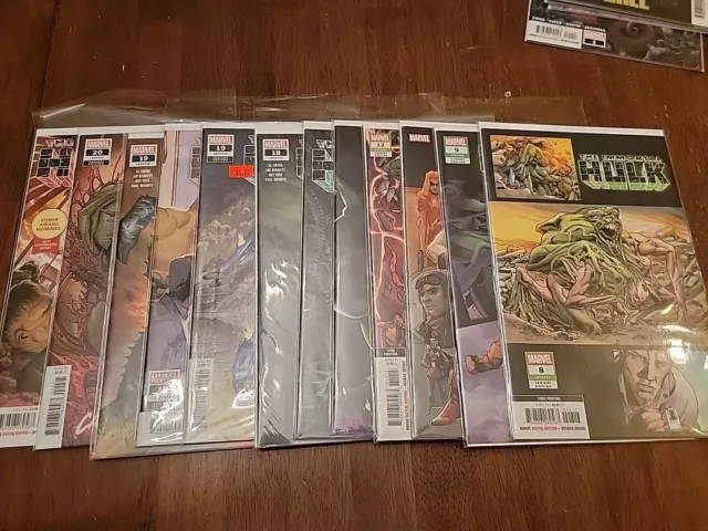 Immortal Hulk Lot of 12 Issues Including Variants, 3rd Prints NM. Low Issues