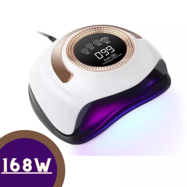 Lampada Uv Led Sun S6 168W 2 In 1 Ricostruzioni Unghie Mani Fornetto Nail Art