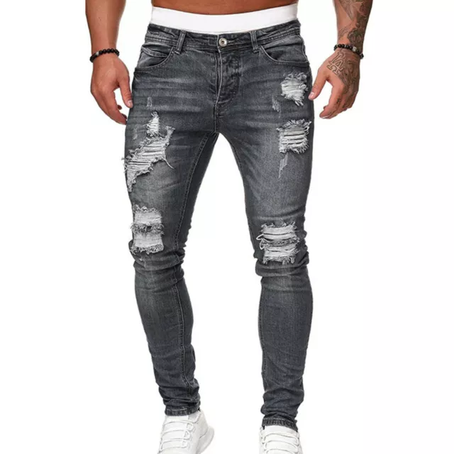 Hosen Männer Hosen Männer Jeans Frühling Hosen Weiche Bodycon Zipper Männer