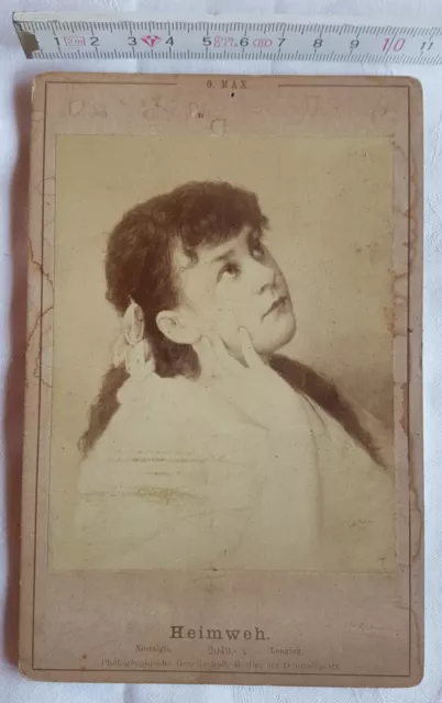 Fotografie Photographische Gesellschaft Berlin Heimweh Schöne Dame Cab