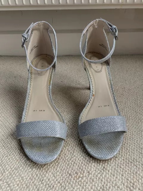 Debut silver sandals hotsell