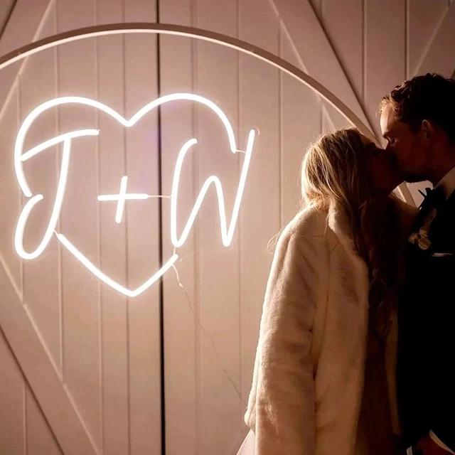 06 Heart Couple LED Neon Sign for Gaming Room Home Decor As Your Own Neon Sign