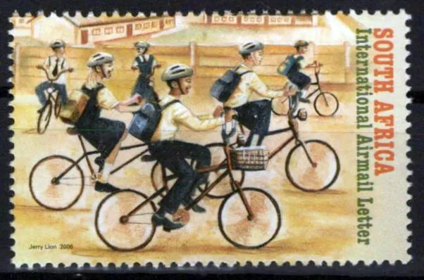 South Africa C75 MNH Cycling Bicycles Sports Transportation ZAYIX 0124S0294M