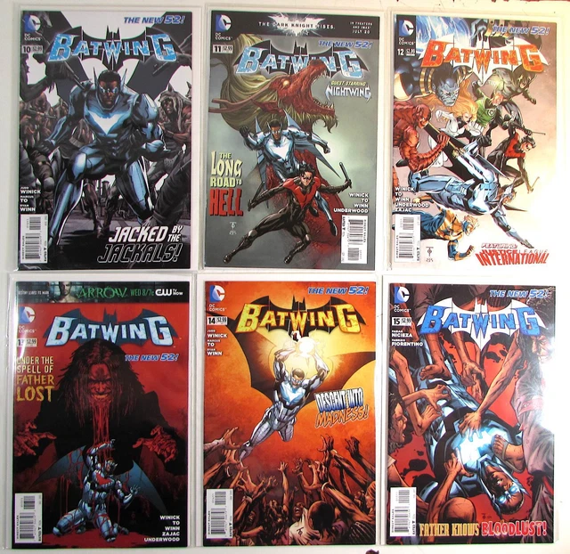 Batwing Lot of 6 #10,11,12,13,14,15 DC Comics (2012) NM 1st Print Comic Books