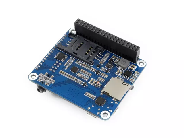 Waveshare SIM7600E-H 4G Module HAT for Raspberry Pi Supports 3G/2G/GSM/GPRS 3